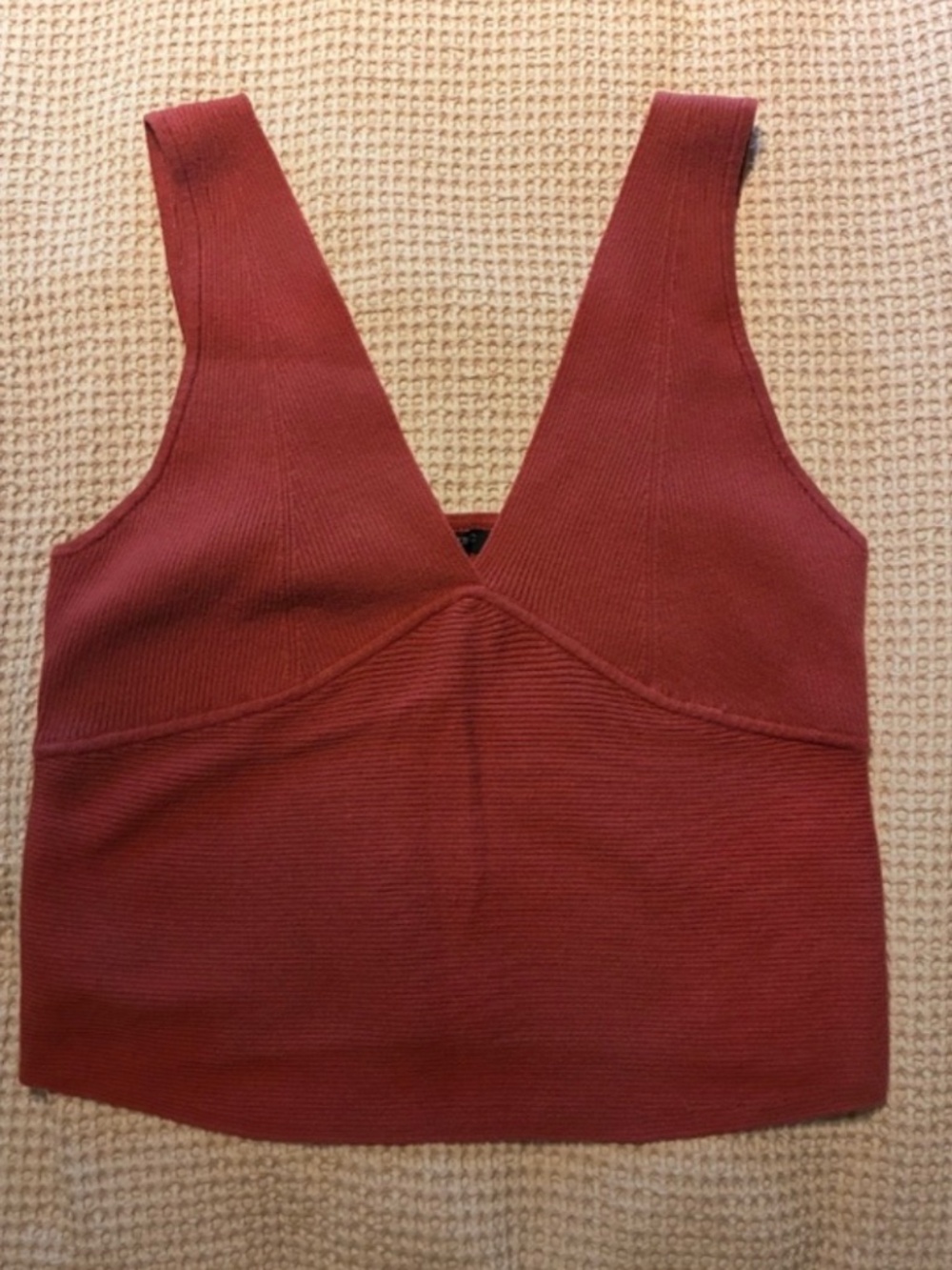 Banana Republic Sweater Tank Top Size L Berry Color